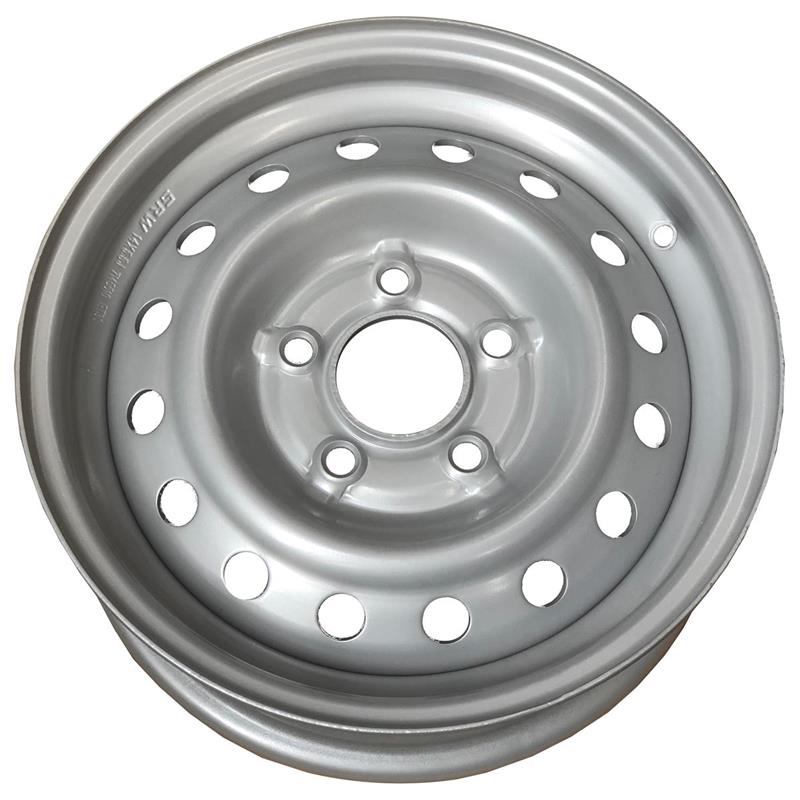 SRW Steel Trailer Silver J6 R13 5X112 ET30 CB66.6